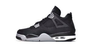 Air Jordan 4 Retro Black Canvas