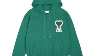 Sweat à capuche - pull -  AMI DE COEUR - vert