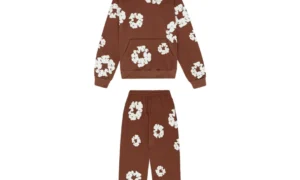 Ensemble Survêtement sweat + pantalon Denim Tears - marron