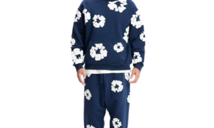 Ensemble Survêtement sweat + pantalon Denim Tears - Marine