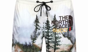 Short de bain - Gucci x The North face
