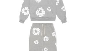 Ensemble Survêtement sweat + pantalon Denim Tears - Gris