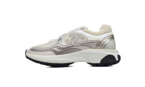 Chanel Sneakers Running Shoes Rose Gold