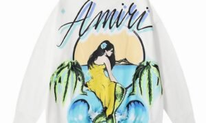 Pull - Amiri Graphic Printed - White