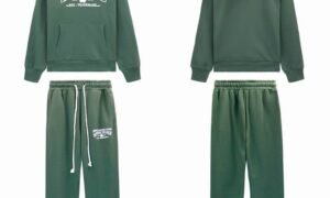 Ensemble Survêtement sweat + pantalon Denim Tears - Green