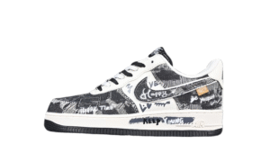 Nike AIR FORCE 1 BLACK JEANS WHITE/GREY/BLACK