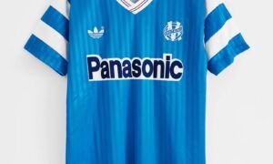 Maillot De Football Rétro Olympique De Marseille Année 1990