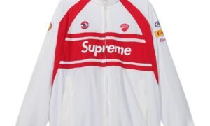 Veste Blanche Supreme Ducati Track Jacket