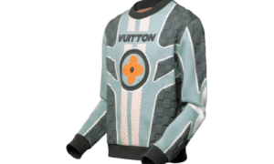 Pull Louis Vuitton Quilted Cotton Blend Crewneck (Top Quality)