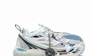 Off-White White & Blue Be Right Back Sneakers